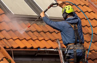 Démoussage et hydrofuge de toiture à Priay